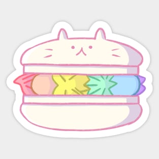 Macaroon kitty Sticker